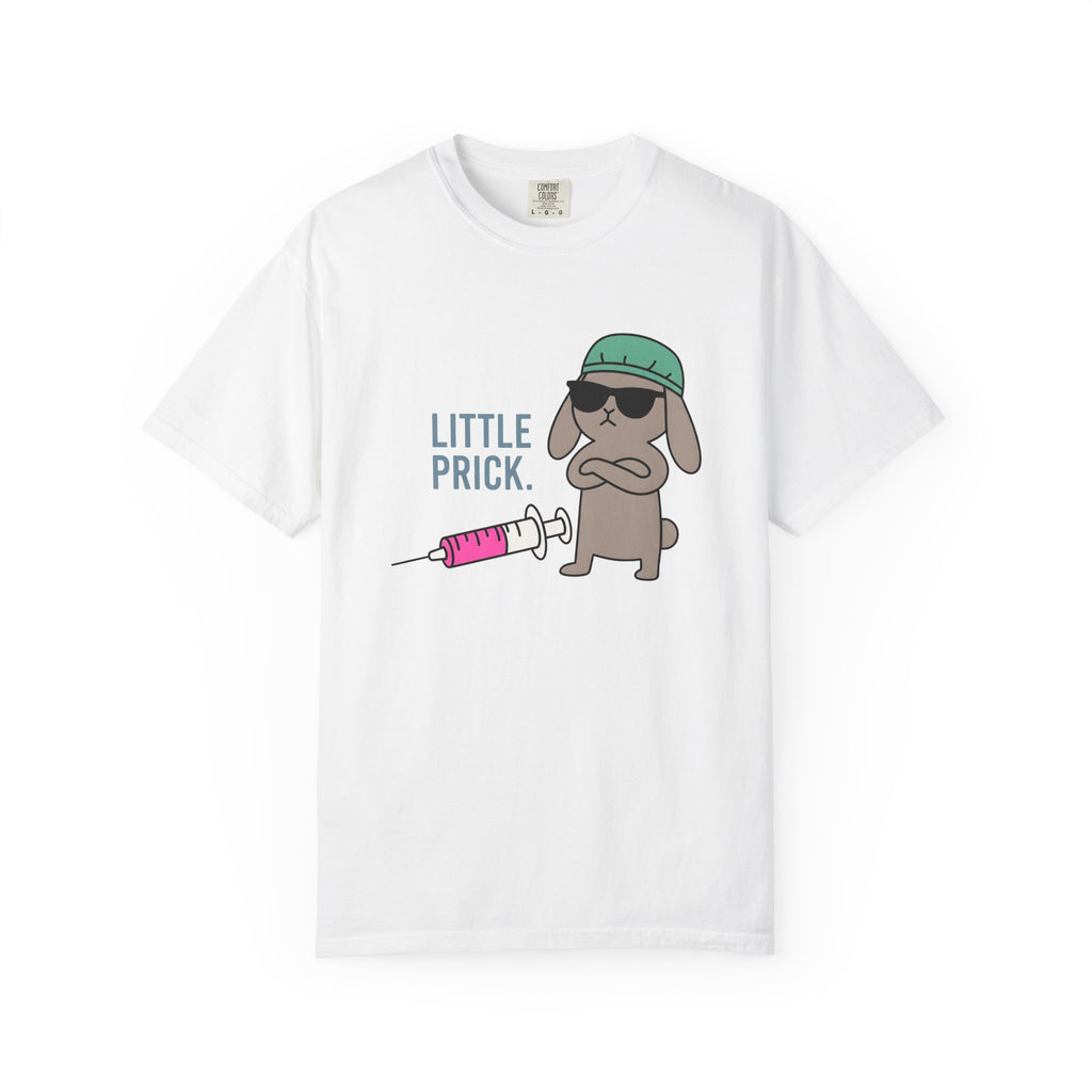 Bunny Syringe Shirt Nurses Animal Gift Women Cartoon Tee Syringe T-Shirt Nurse Enthusiast Toon Tshirt Creature Graphic Minimalist Sunglasses