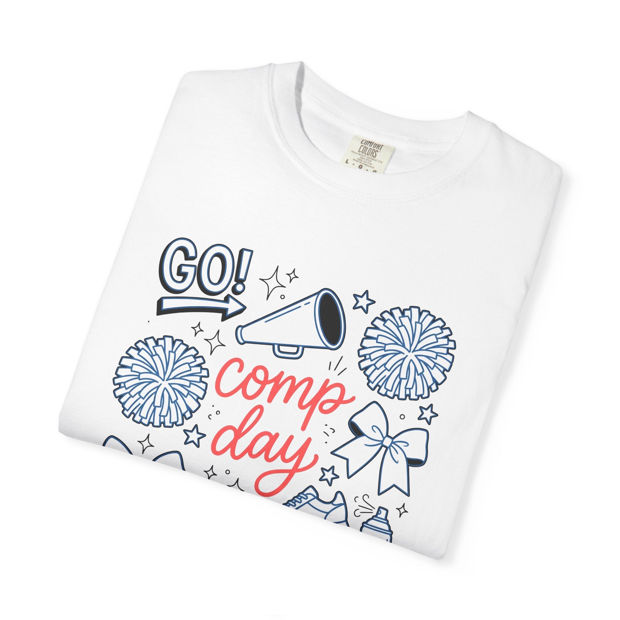 Cheer Squad Icons Shirt Moms Games Gift Women Hand Drawn Tee Cheerleaders T-Shirt Mom Fan Cheerleader Graphic Sports Graphic Classic