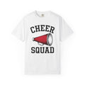 Megaphone Graphic Shirt Cheer Mom Sports Gift Women Vintage Tee Loudspeaker T-Shirt Athlete Fan Retro Illustration Graphic Retro Bold Text