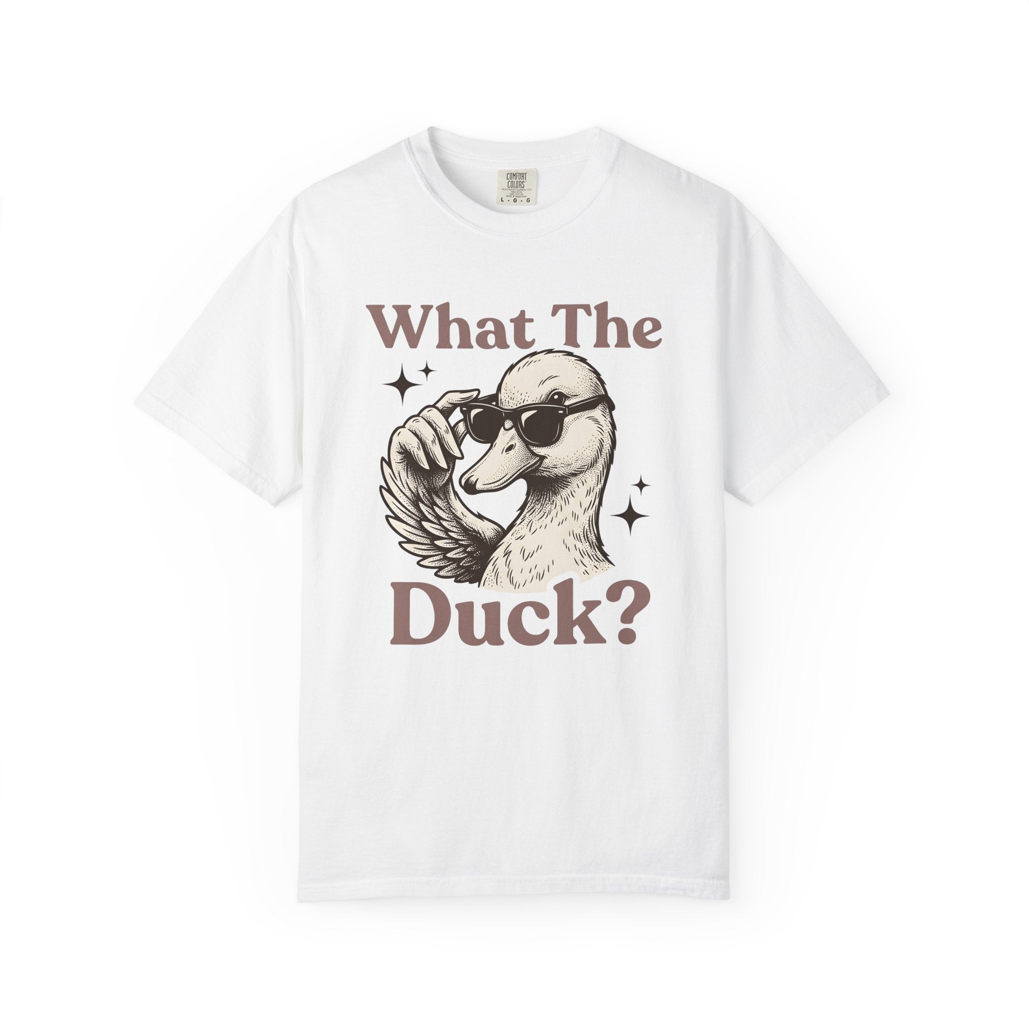 Duck Sunglasses Shirt Funny Critter Gift Women Line Art Tee Duck T-Shirt Humor Fan Minimalist Tshirt Animal Graphic Pop Art Star Symbols