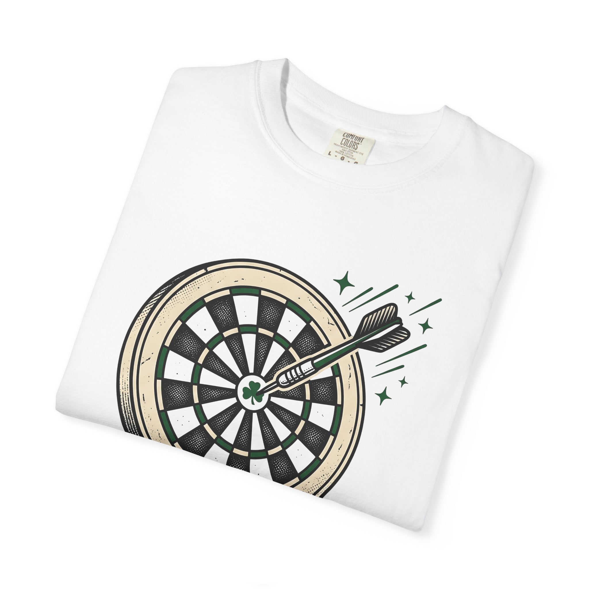 Dartboard Dart Shirt St Patrick's Day Sports Gift Women Vintage Tee Darts T-Shirt Athlete Fan Distressed Tshirt Athletic Graphic Retro