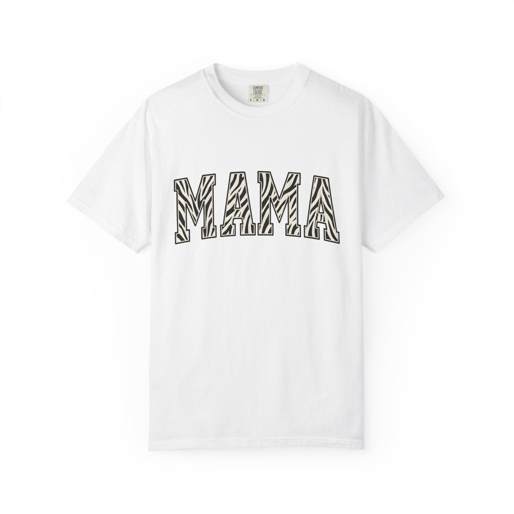 Striped Animal Text Shirt Moms Creatures Gift Women Thick Tee Animal Print T-Shirt Motherhood Fan Vintage Tshirt Wildlife Graphic Old School