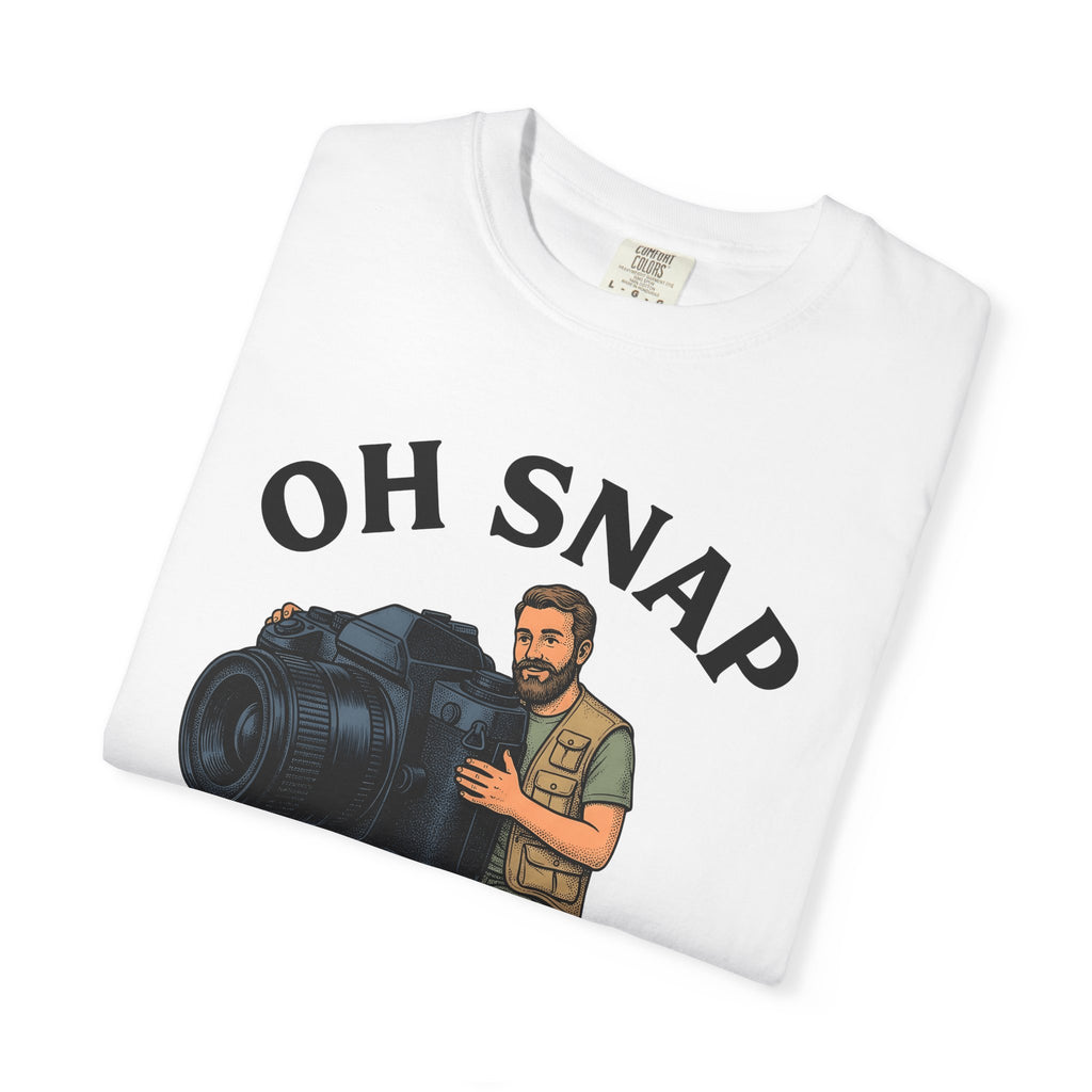 Camera Photographer Shirt Funny Photo Gift Women Retro Tee Photographer T-Shirt Humor Fan Meme Tshirt Photography Graphic Sketch Chair