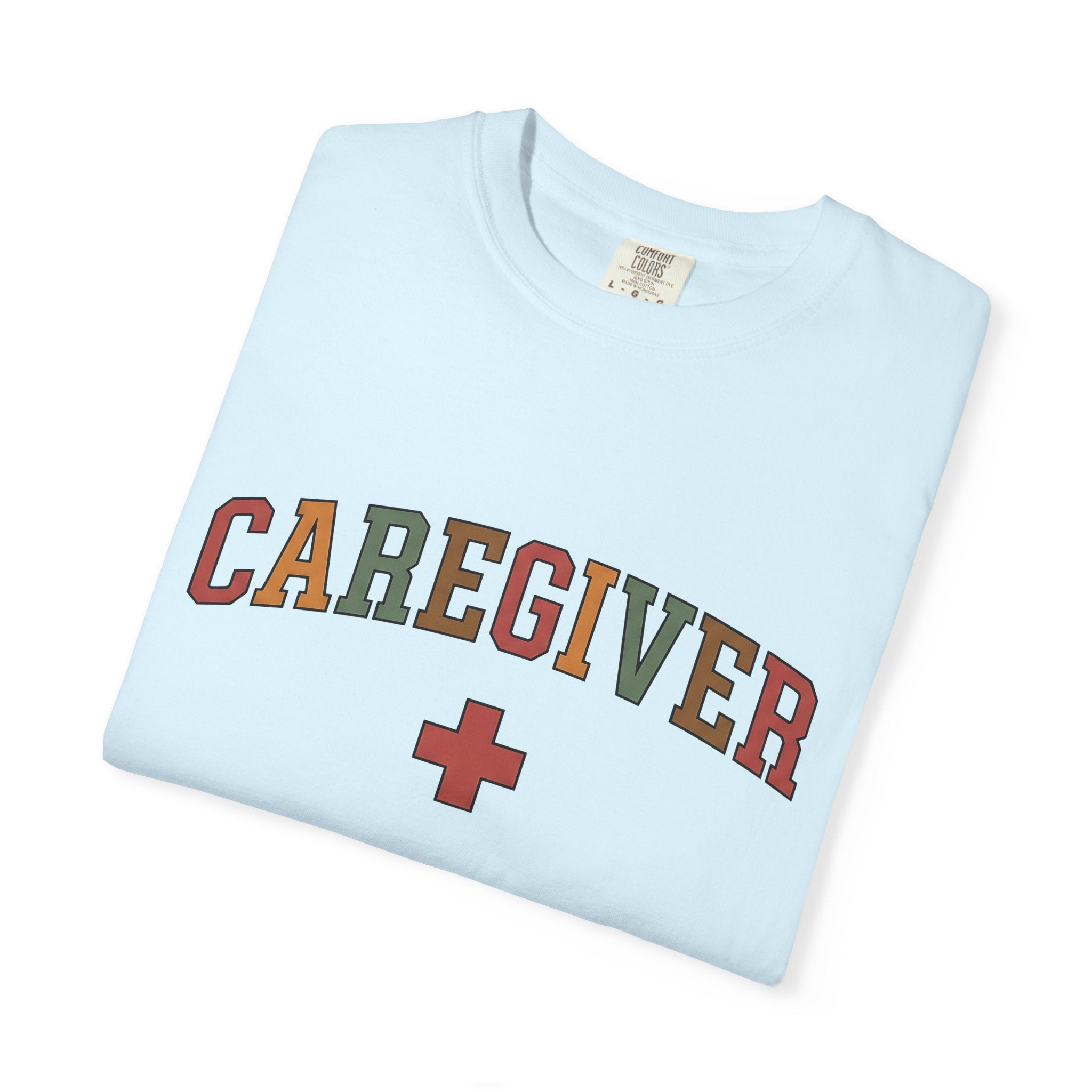 Caregiver Art Shirt Nurses Medical Gift Women Heavy Tee Caregiver T-Shirt Nurse Enthusiast Grunge Tshirt Healthcare Graphic Classic Medic