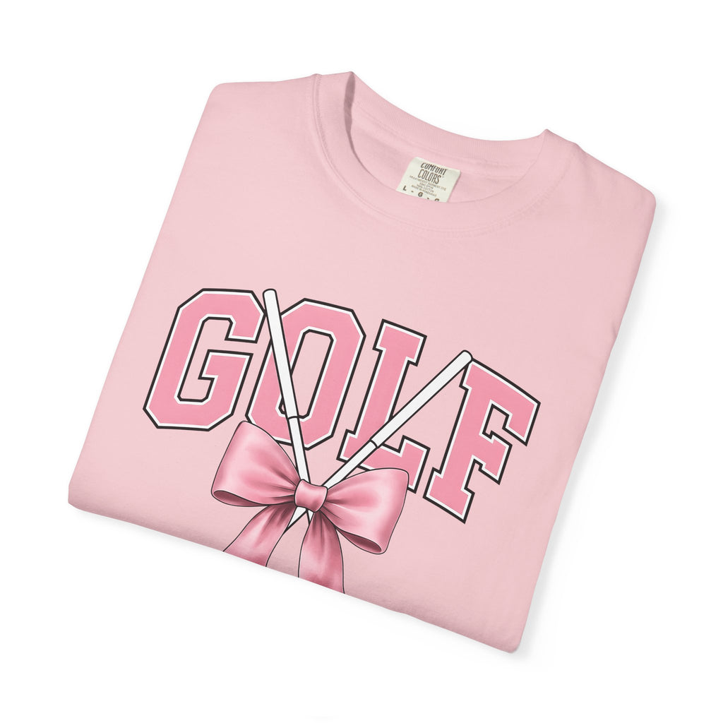 Golf Gear Shirt Golf Females Gift Women Cartoon Tee Golf Equipment T-Shirt Golfer Fan Comic Tshirt Ladies Graphic Old School Knot Tshirt