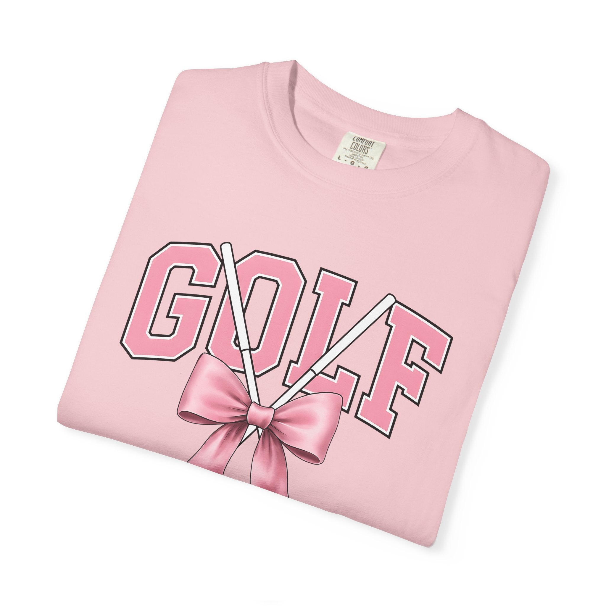 Golf Gear Shirt Golf Females Gift Women Cartoon Tee Golf Equipment T-Shirt Golfer Fan Comic Tshirt Ladies Graphic Old School Knot Tshirt