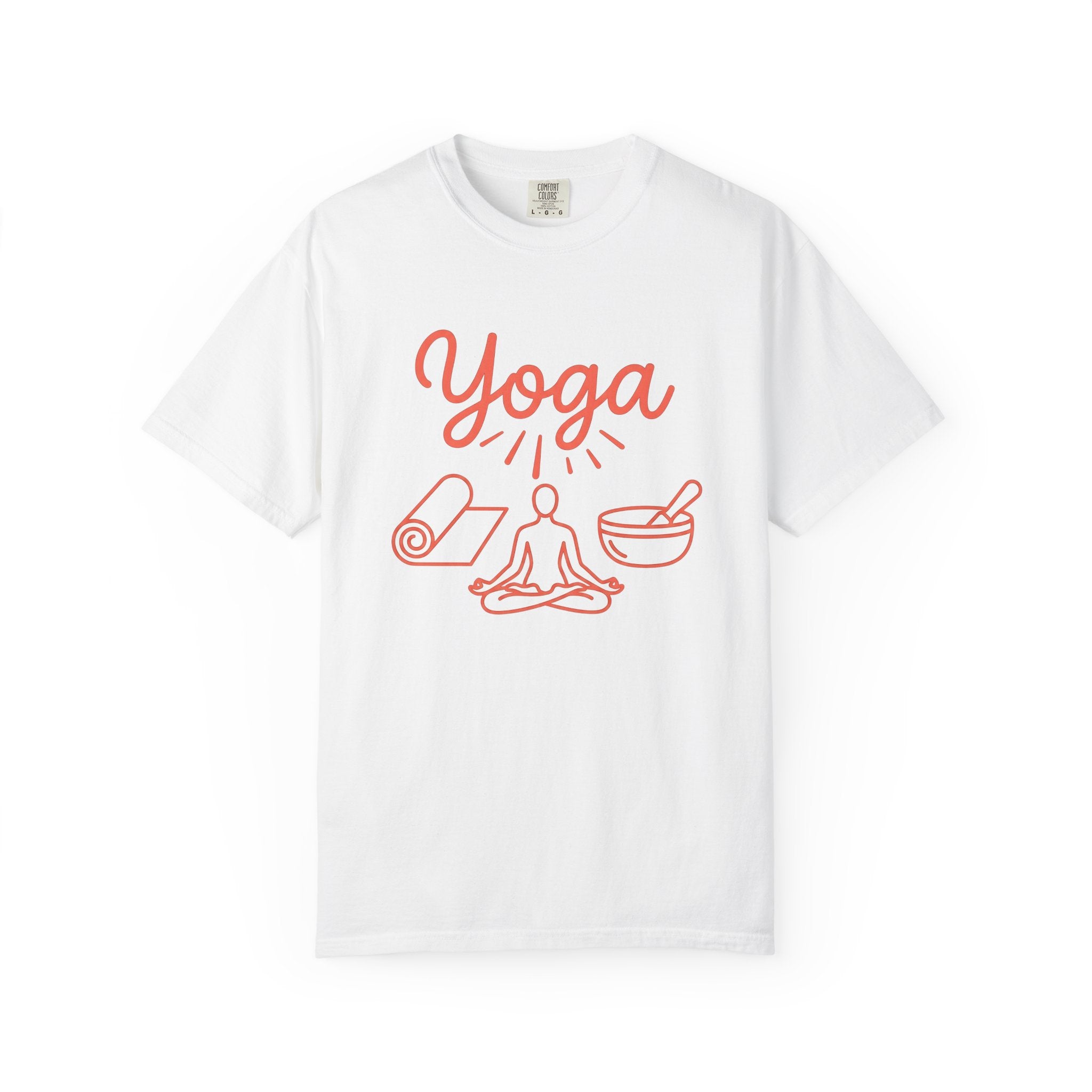 Meditative Pose Shirt Yoga Breathing Gift Women Contemporary Tee Meditation T-Shirt Yogini Enthusiast Modern Tshirt Respiration Graphic