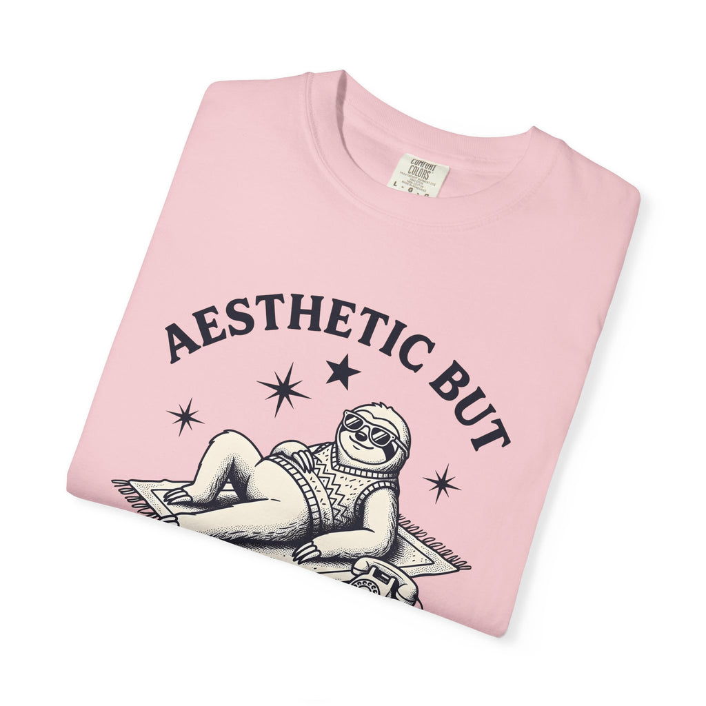 Sloth Graphic Shirt Funny Animal Gift Women Vintage Tee Sloth T-Shirt Humor Fan Distressed Graphic Retro Sunglasses Tshirt