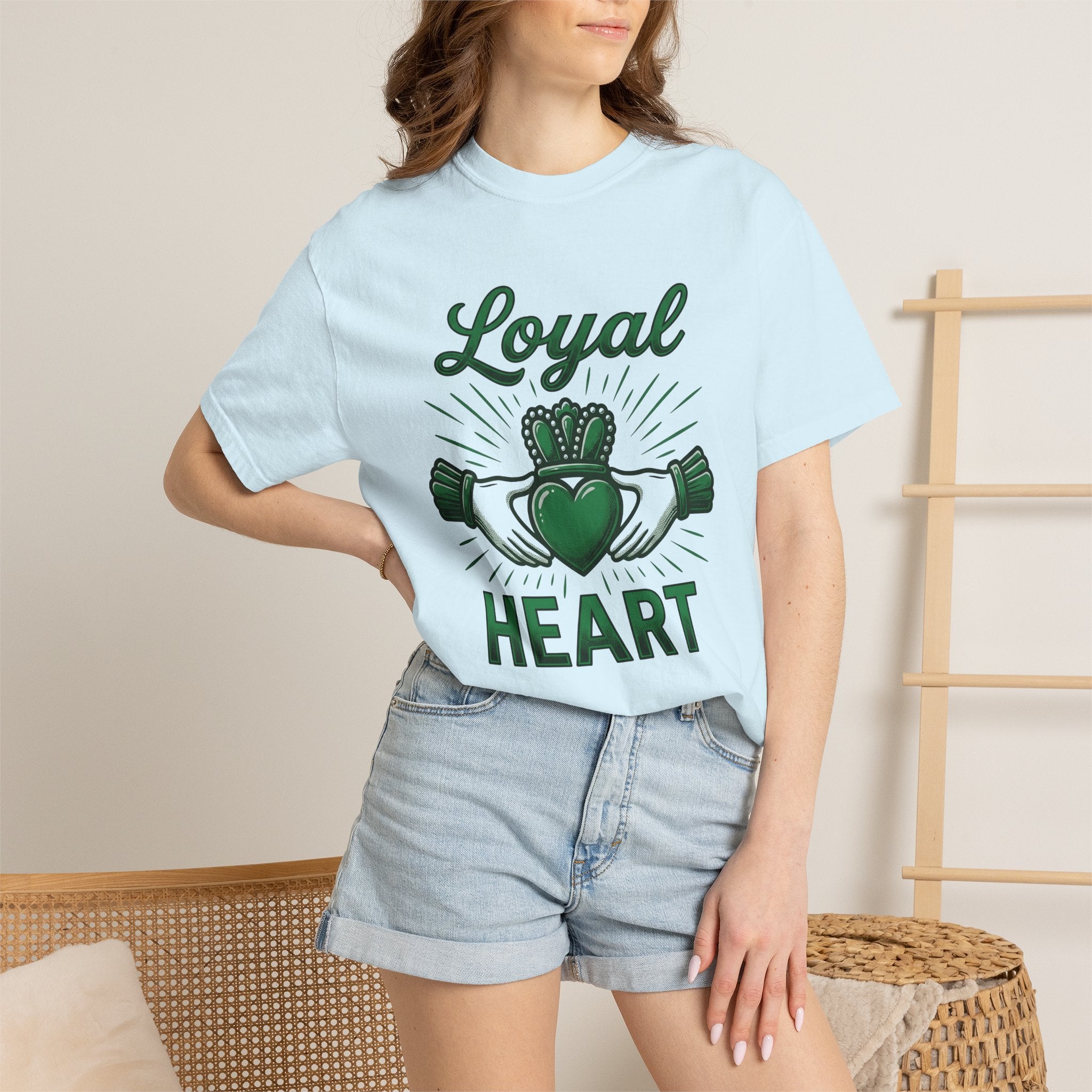 Claddagh Heart Shirt St Patrick's Day Irish Gift Women Vintage Tee Heart Symbol T-Shirt Shamrock Fan Celtic Graphic Tshirt Hand Drawn Crown
