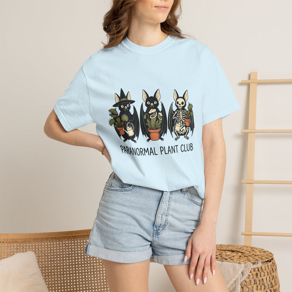 Bat Plant Shirt Halloween Gothic Gift Women Cartoon Tee Black Bat T-Shirt Horror Fan Dark Art Tshirt Gothic Graphic Vintage Skeleton Tshirt
