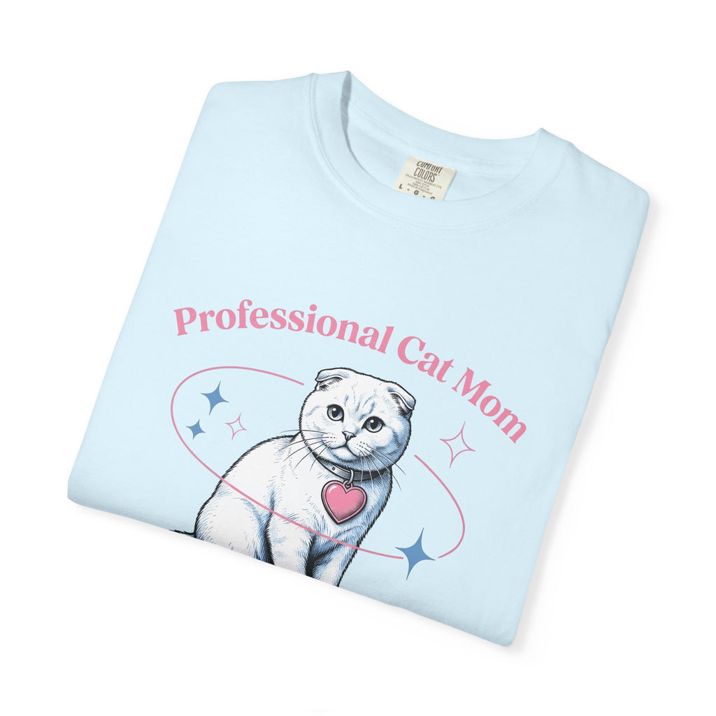 Scottish Fold Cat Shirt Cat Pet Gift Women Hand Drawn Tee Cat T-Shirt Cat Fan Feline Tshirt Pet Graphic Retro Heart Pendant Tshirt