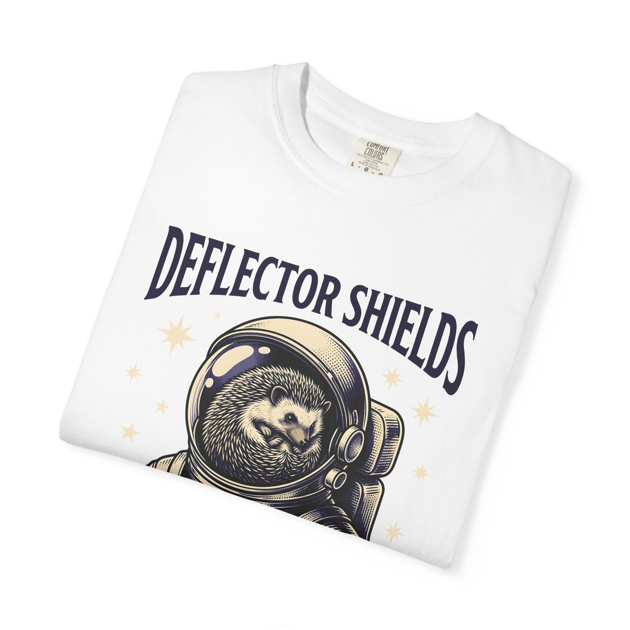 Hedgehog Astronaut Shirt Funny Animal Gift Women Retro Tee Porcupine T-Shirt Humor Fan Retrostyle Tshirt Creature Graphic Vintage Stars