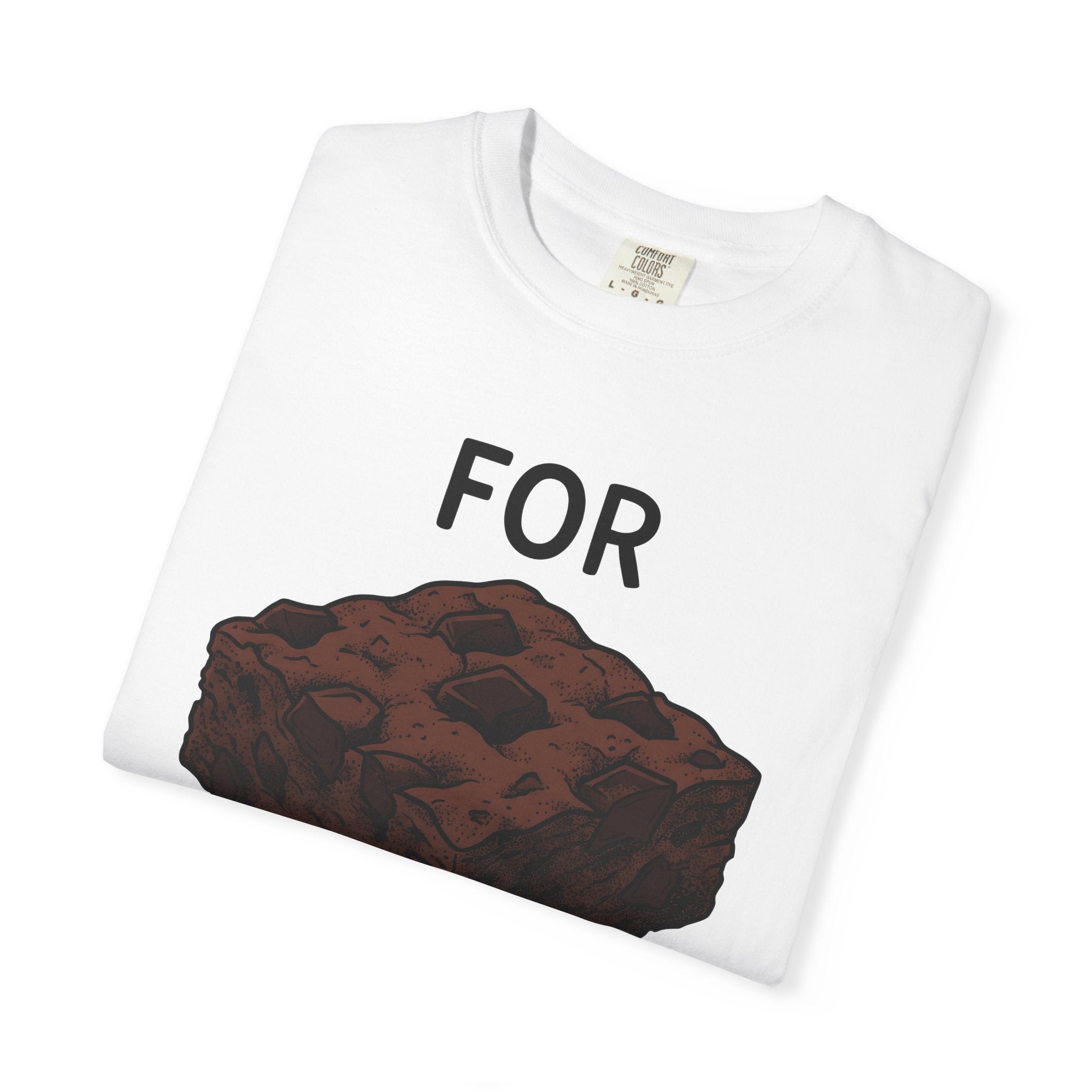 Chocolate Brownie Shirt Desserts Baking Gift Women Hand Drawn Tee Brownie T-Shirt Sweets Fan Fudge Tshirt Pastry Graphic Vintage Humor