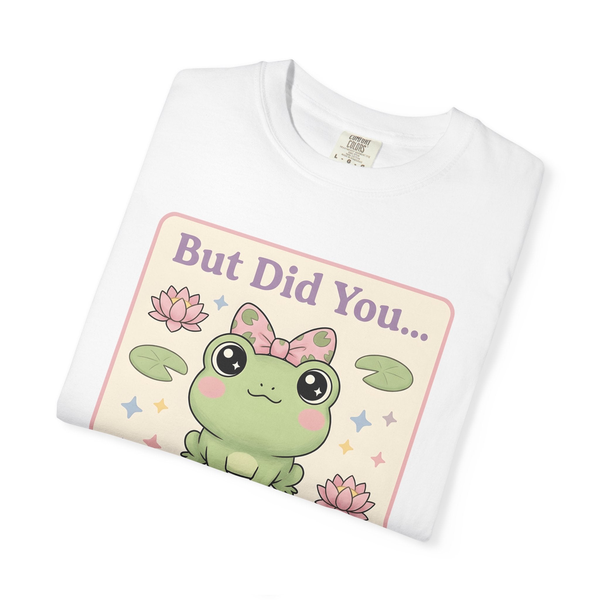 Cute Frog Shirt Teachers Classroom Gift Women Kawaii Tee Toad T-Shirt Educator Enthusiast Cartoon Tshirt Classroom Graphic Pastel Lotus