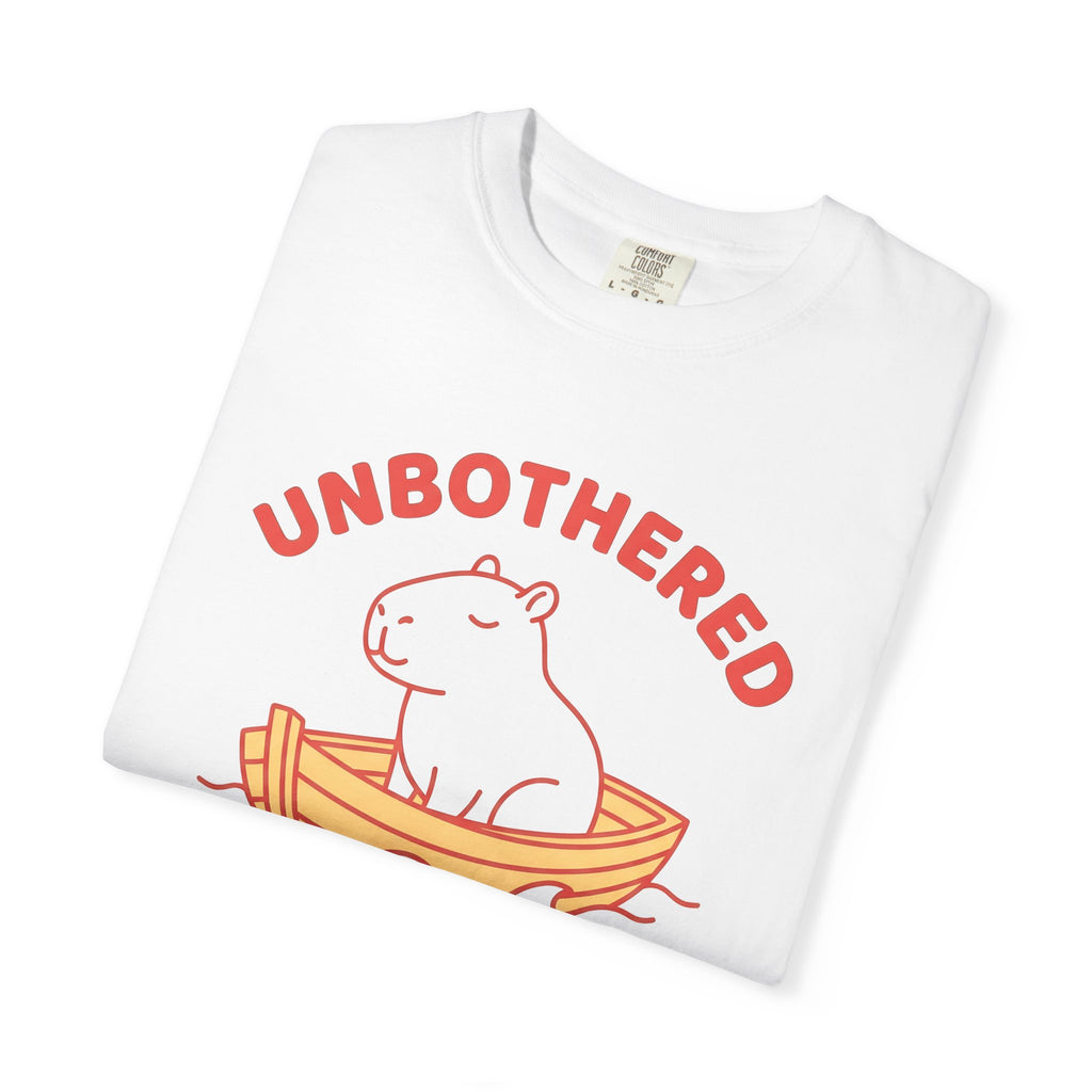 Capybara Canoe Shirt Funny Creatures Gift Women Charming Tee Rodent T-Shirt Humor Fan Cute Tshirt Animal Graphic Clean Sea Tshirt