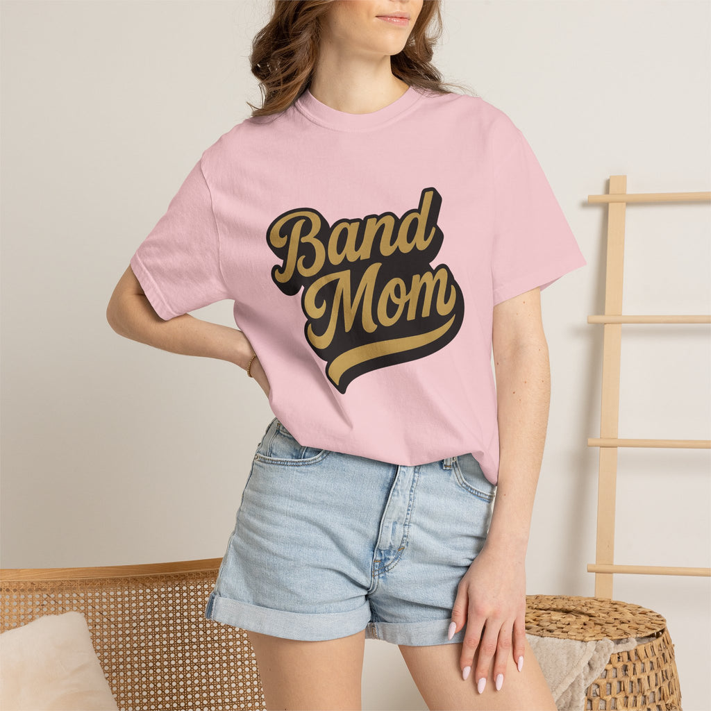 Band Mom Phrase Shirt Moms Sound Gift Women Handwritten Script Tee Concert Mom T-Shirt Mom Fan Typography Tshirt Audio Graphic Classic