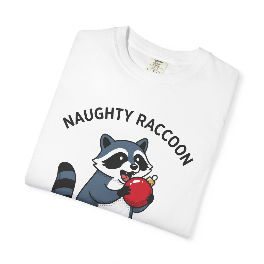 Raccoon Illustration Shirt Funny Wildlife Gift Women Comic Tee Trash Panda T-Shirt Humor Fan Cartoon Tshirt Animal Graphic Cute Decoration