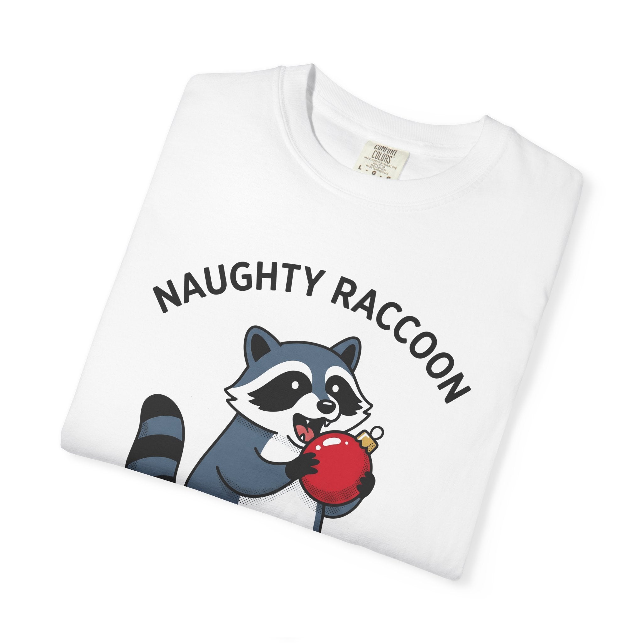 Raccoon Illustration Shirt Funny Wildlife Gift Women Comic Tee Trash Panda T-Shirt Humor Fan Cartoon Tshirt Animal Graphic Cute Decoration