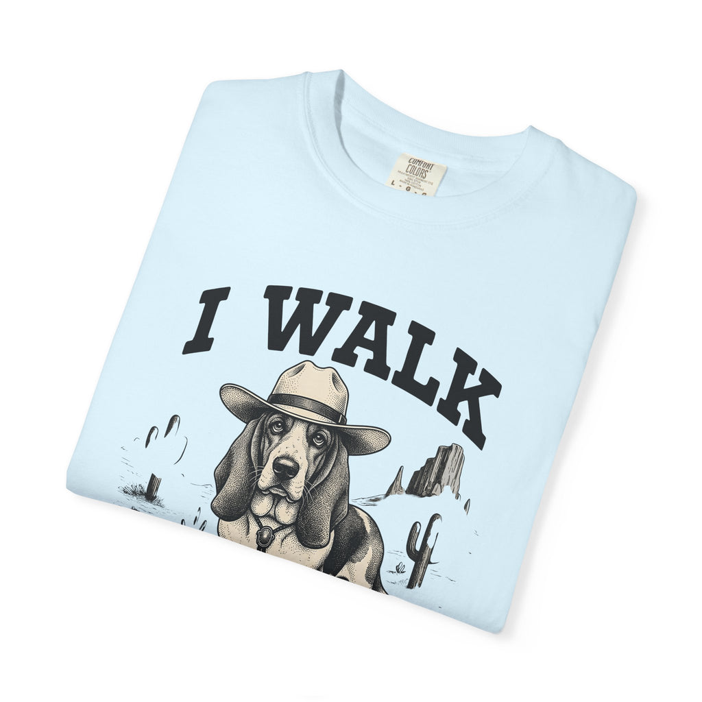 Basset Hound Cowboy Shirt Dog Cowboy Gift Women Retro Tee Hound Dog T-Shirt Dog Fan Vintage Tshirt Rodeo Graphic Sketch Cactus Tshirt
