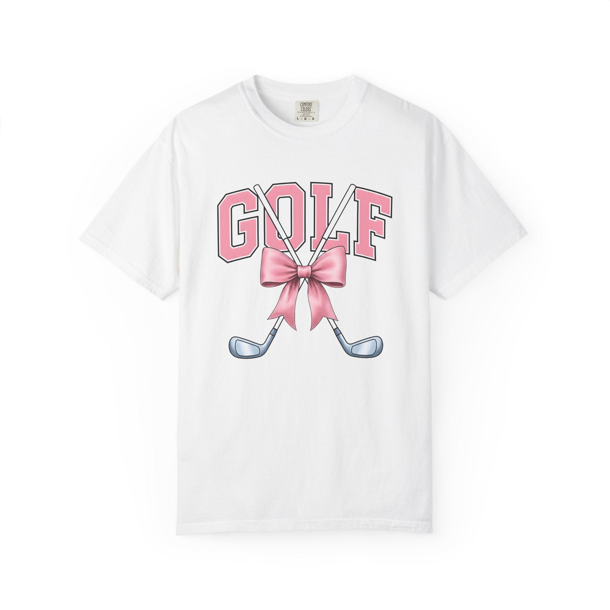 Golf Gear Shirt Golf Females Gift Women Cartoon Tee Golf Equipment T-Shirt Golfer Fan Comic Tshirt Ladies Graphic Old School Knot Tshirt