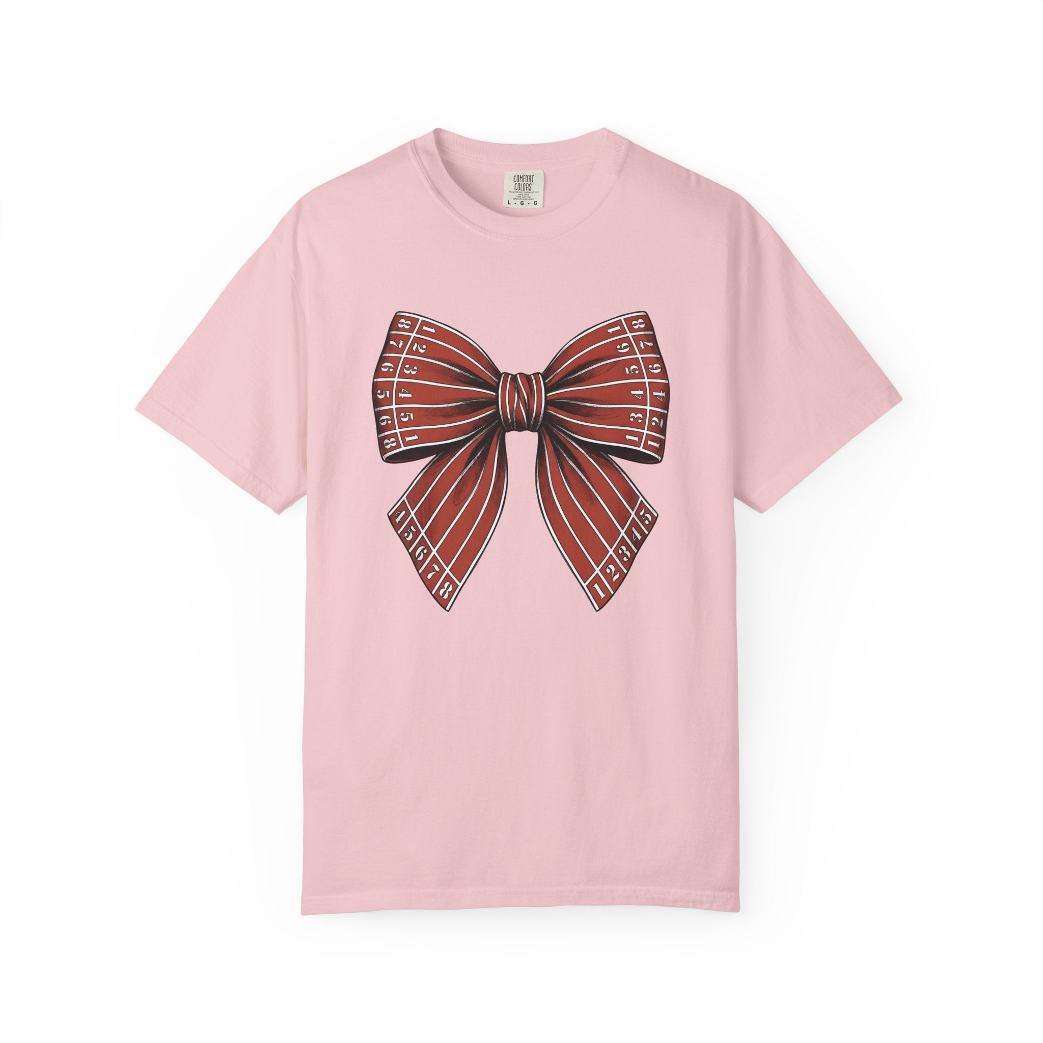 Bow Illustration Shirt Moms Education Gift Women Sketch Tee Bow T-Shirt Motherhood Enthusiast Drawing Illustration Graphic Retro Digits