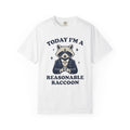Raccoon Outfit Shirt Funny Fauna Gift Women Antique Tee Trash Panda T-Shirt Comedian Fan Vintage Tshirt Wildlife Graphic Line Art Star Icons