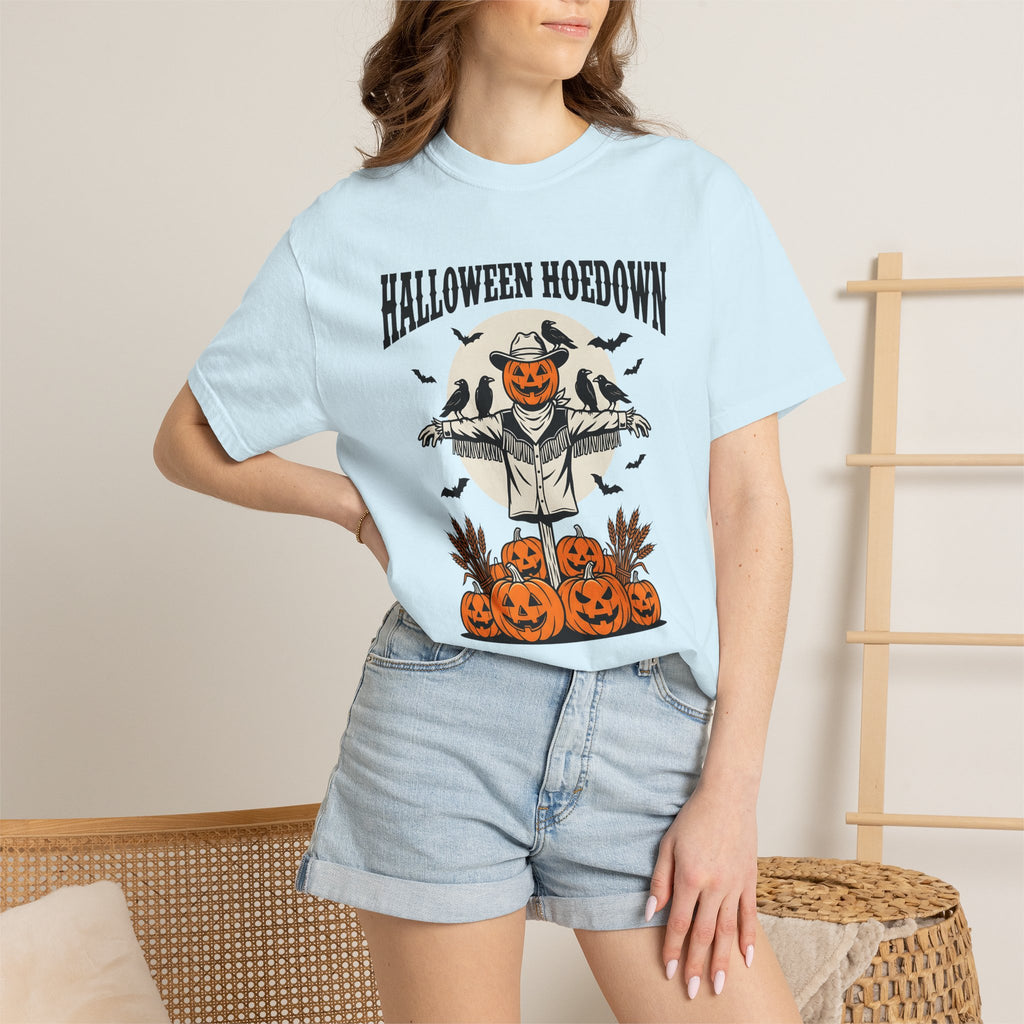 Harvest Scarecrow Shirt Halloween Cowboy Gift Women Antique Tee Scarecrows T-Shirt Halloween Fan Vintage Tshirt Rodeo Graphic Classic Flying