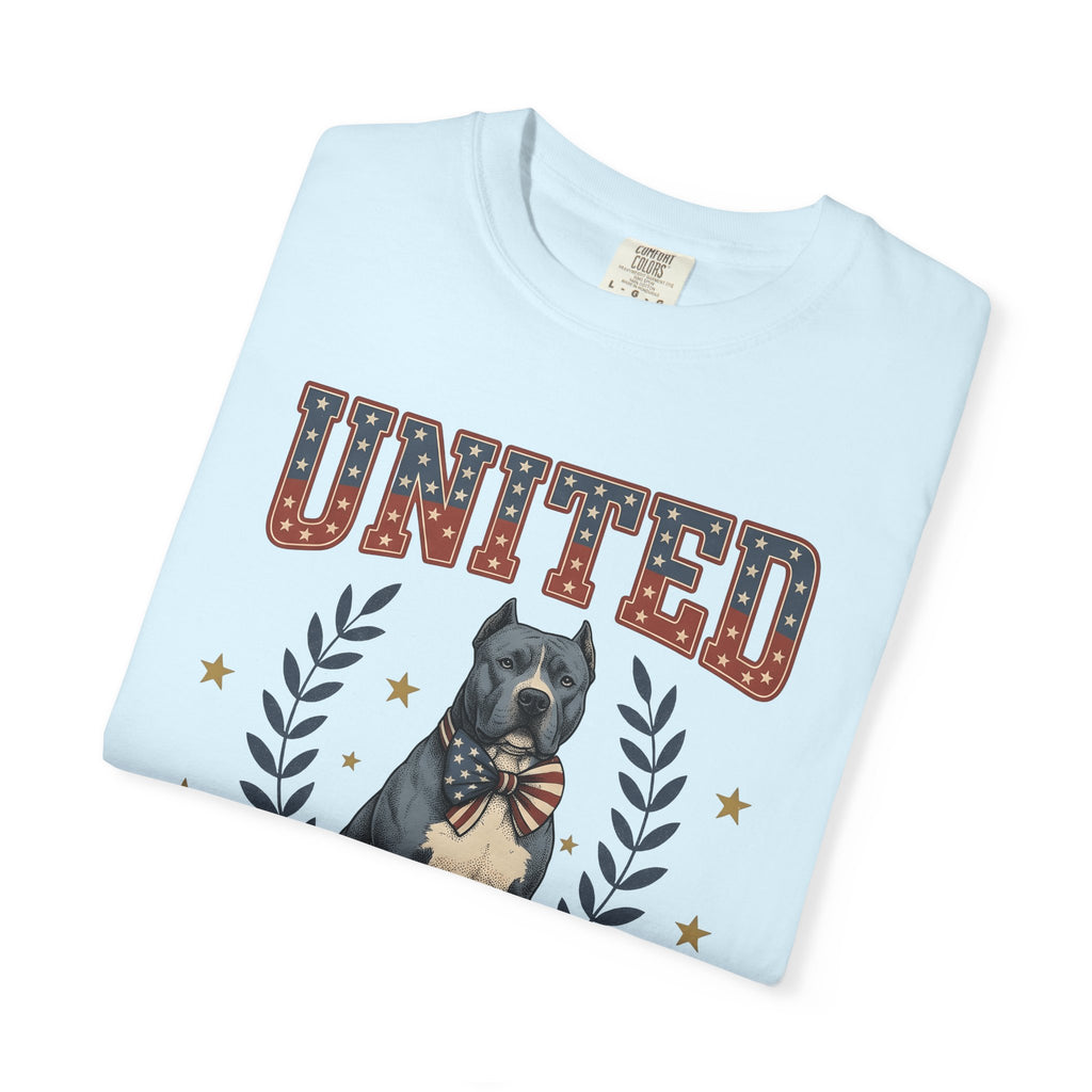 Bully Breed Shirt America 4Th Of July Heritage Gift Women Hand Drawn Tee Pitbull T-Shirt Patriot Fan Illustrated Tshirt Traditional Graphic