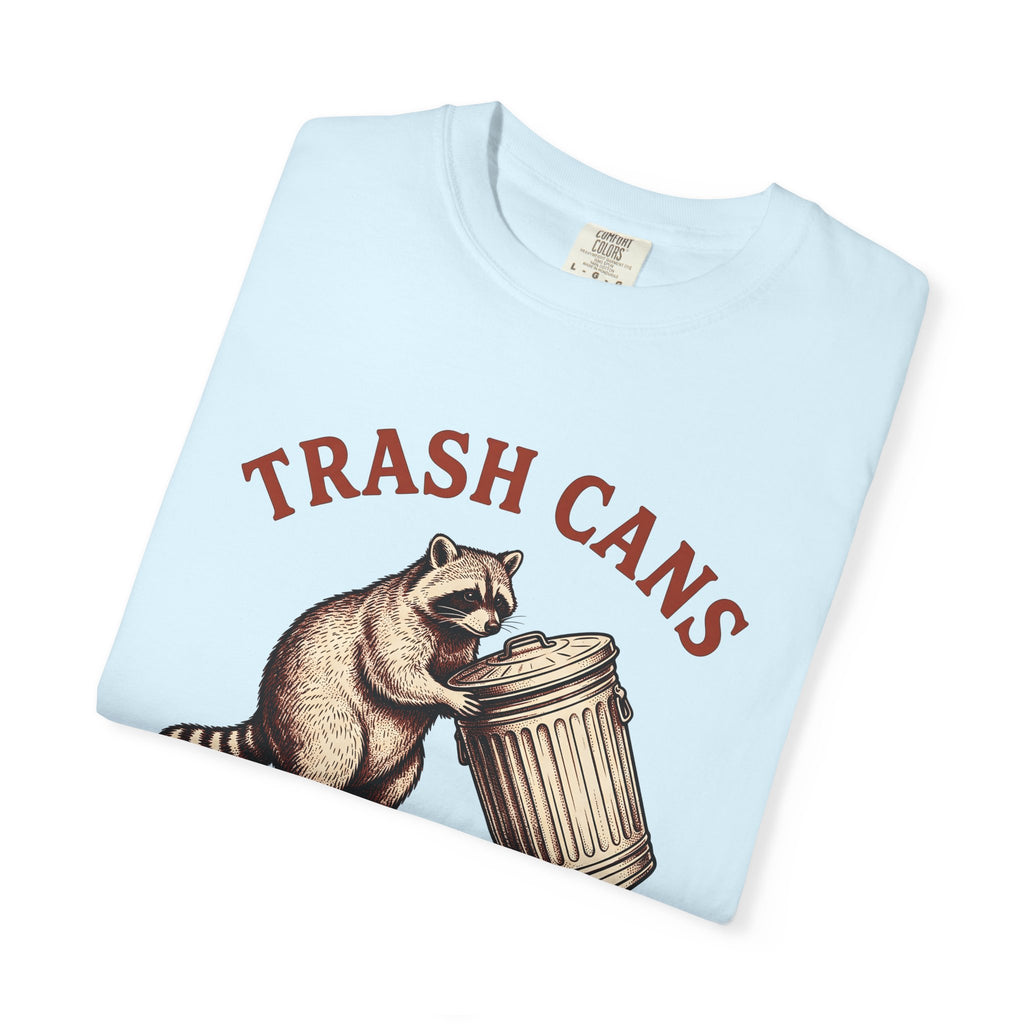 Raccoon Trash Bin Shirt Funny Creatures Gift Women Classic Tee Trash Panda T-Shirt Humor Fan Vintage Tshirt Animal Graphic Doodle Beast