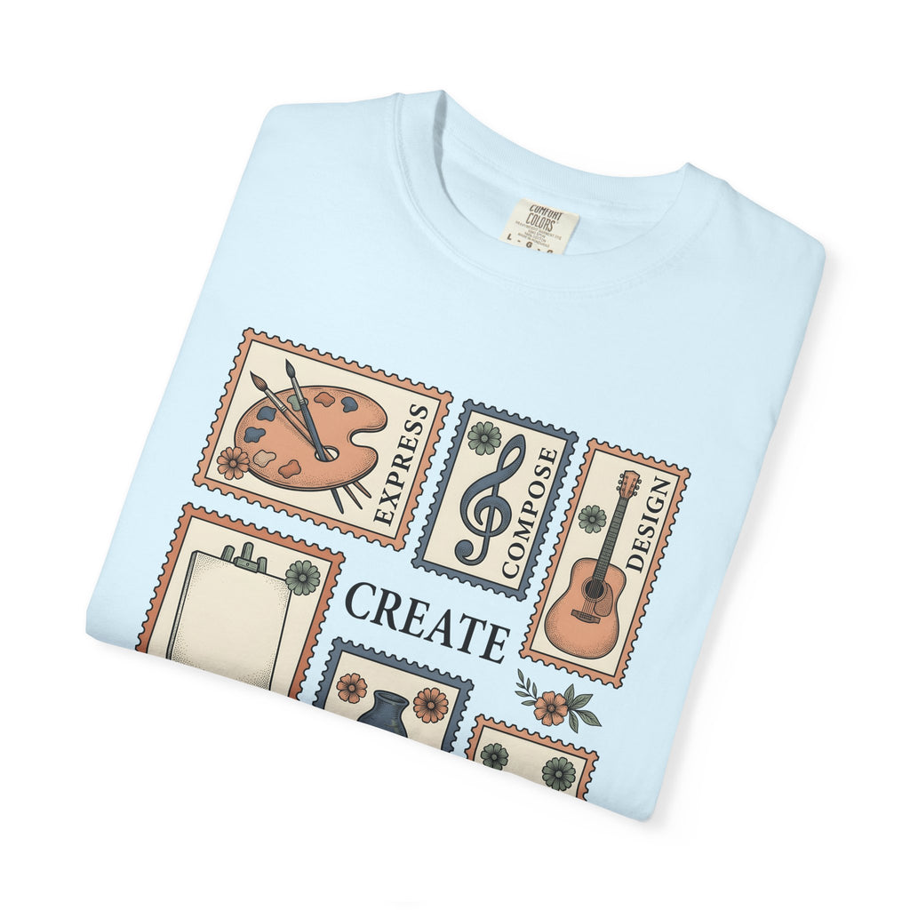 Artist Supplies Bundle Shirt Teacher Crafts Gift Women Retro Tee Art Kit T-Shirt Educator Enthusiast Vintage Tshirt Crafting Graphic Sketch