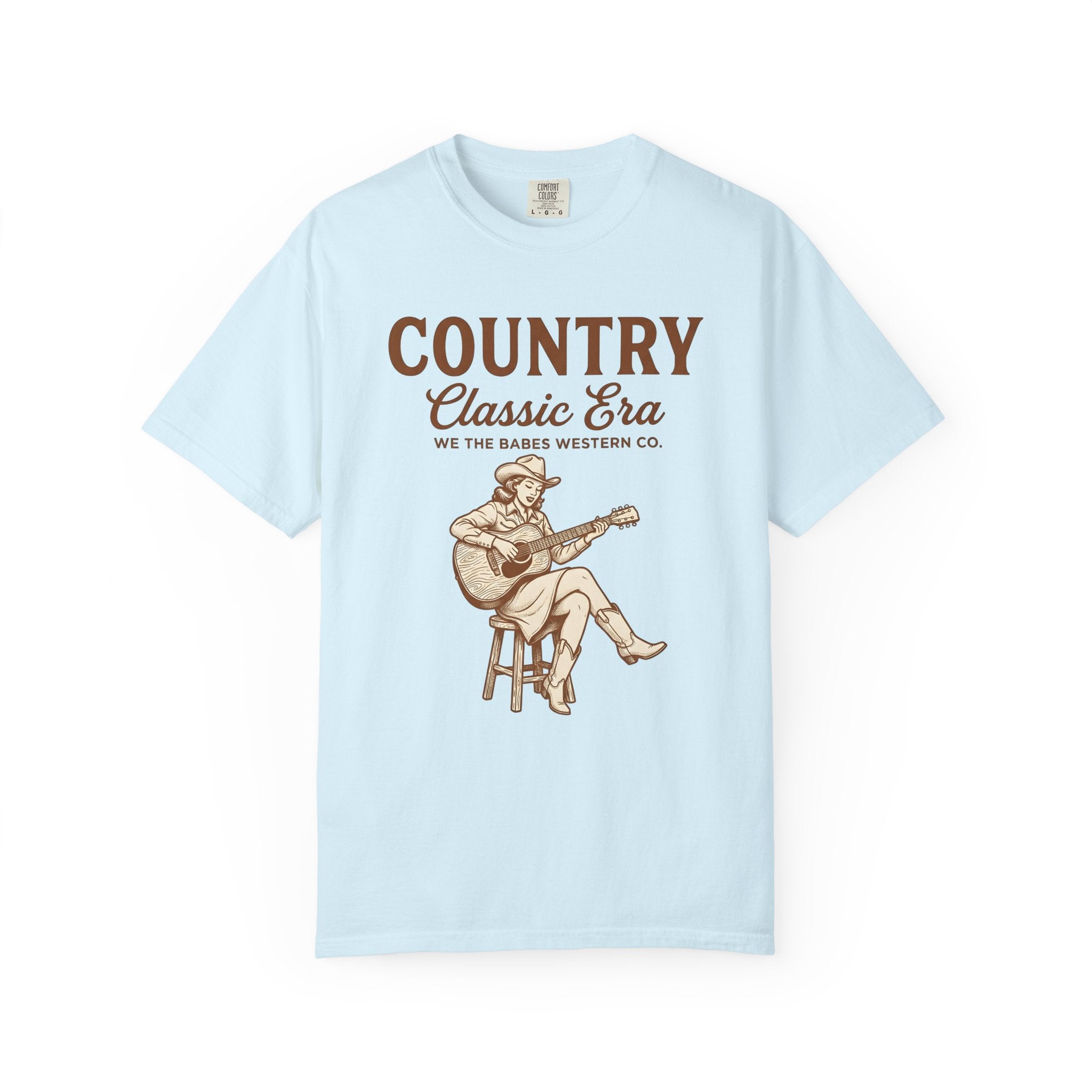 Cowgirl Guitar Shirt Cowgirl Western Gift Women Vintage Tee Guitar T-Shirt Cowgirl Fan Rustic Graphic Retro Cowboy Hat Tshirt