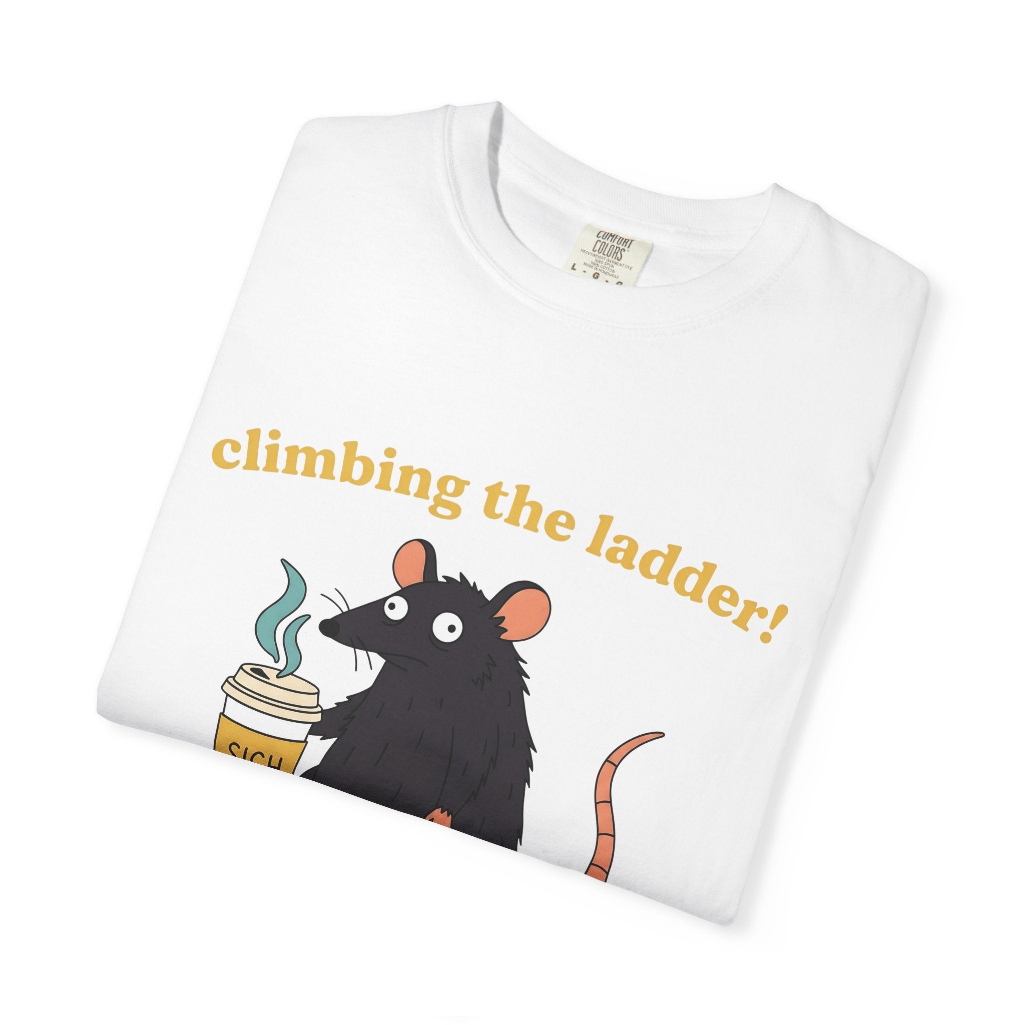 Rodent Coffee Cup Shirt Coffee Wildlife Gift Women Animated Tee Mouse Coffee Cup T-Shirt Coffee Fan Caffeinated Tshirt Animal Graphic Line
