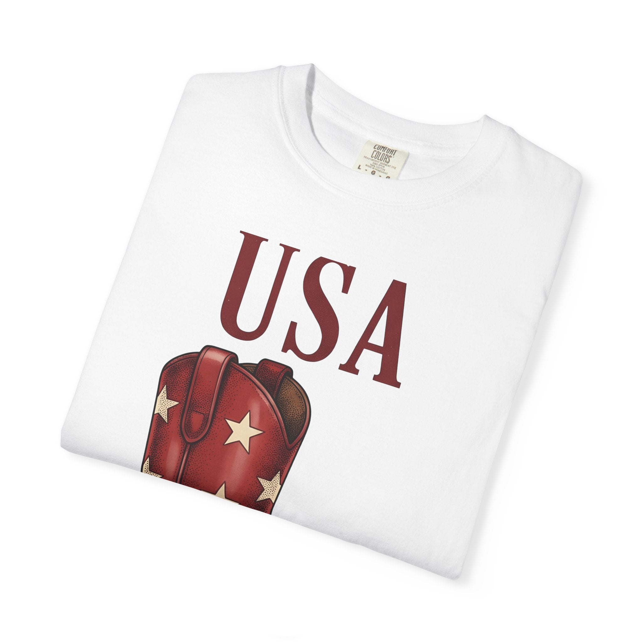 Western Boot Shirt America Cowboy Gift Women Retro Tee Boot T-Shirt American Fan Cowboy Graphic Vintage Sketch Tshirt Sketch Sheriff Star