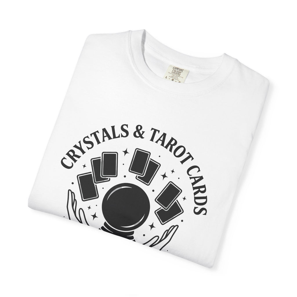 Crystal Ball Shirt Boho Chic Spiritual Gift Women Mystical Tee Orb T-Shirt Bohemian Fan Esoteric Graphic Spiritual Design Vintage Tarot
