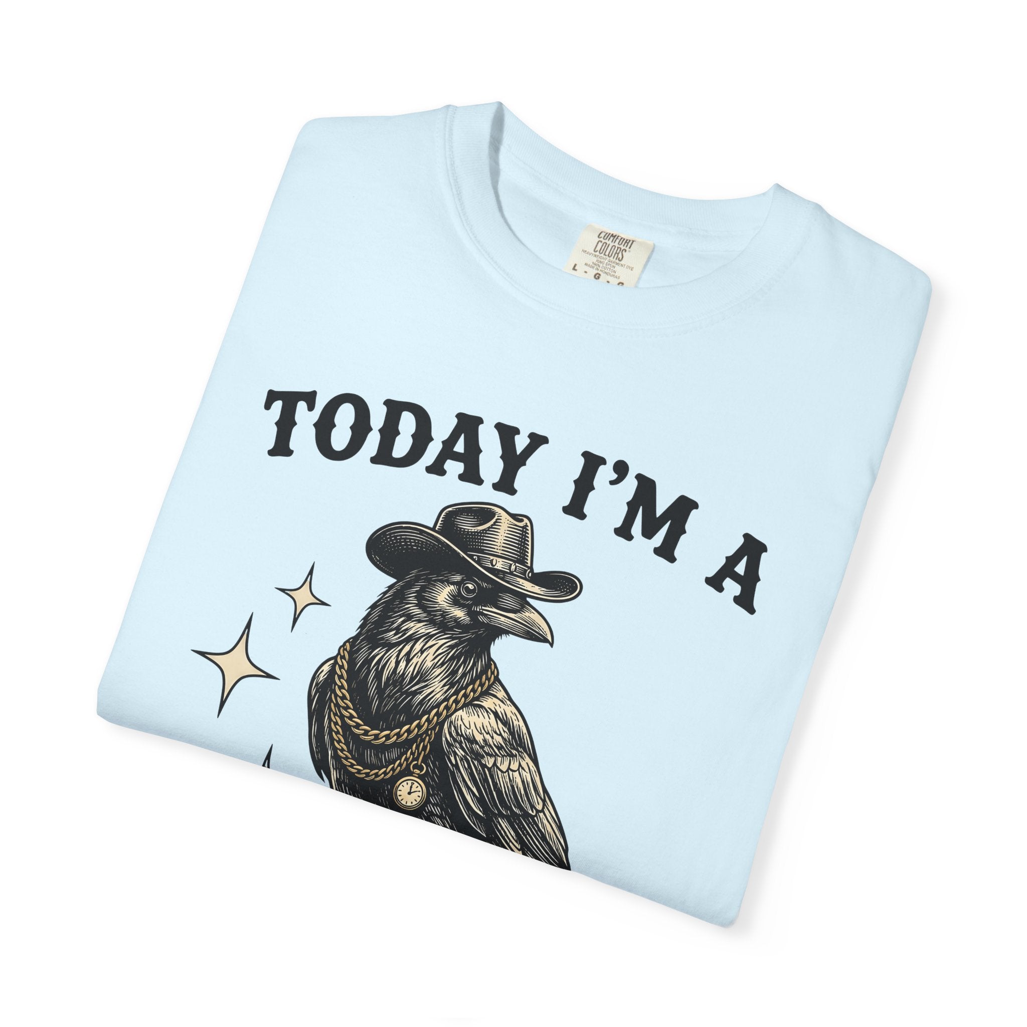 Country Crow Shirt Funny Bird Gift Women Old School Tee Crow T-Shirt Humor Fan Retro Tshirt Bird Graphic Cartoon Jewelry Chain Tshirt