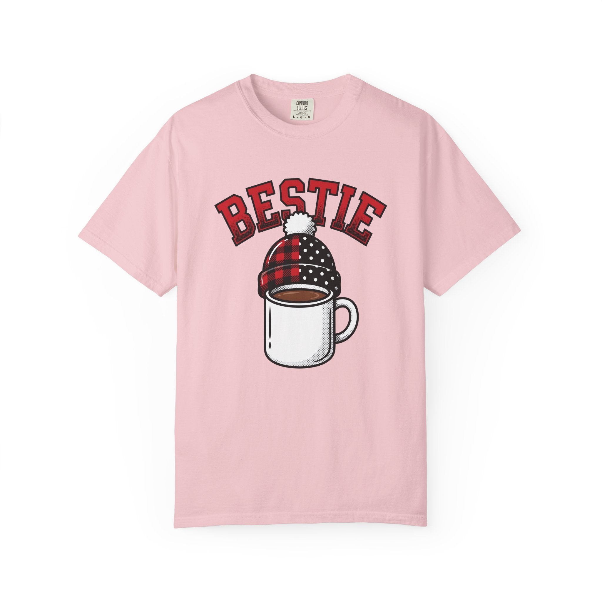 Coffee Cup Shirt Holiday Pals Gift Women Comic Tee Mug T-Shirt Christmas Fan Cartoon Tshirt Friends Graphic Vintage Beanie Tshirt