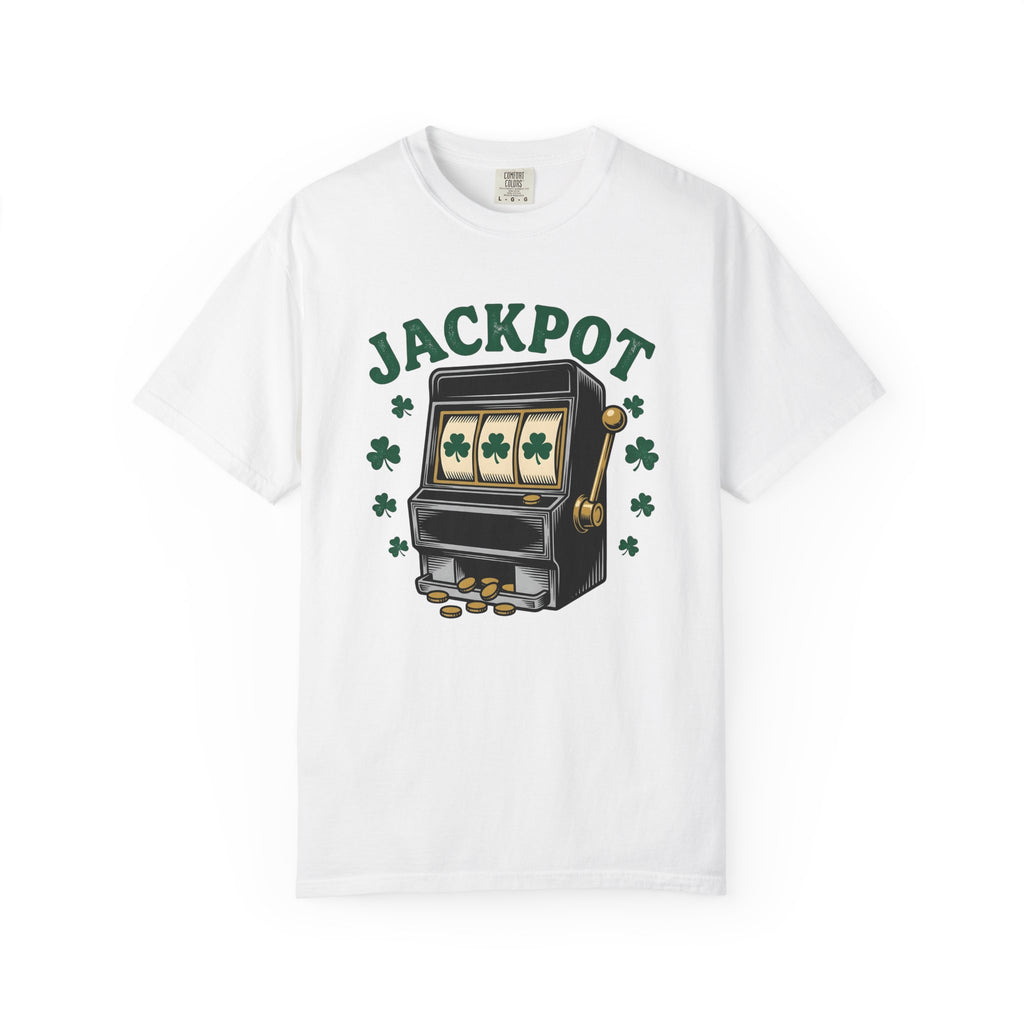 Slot Machine Shirt St Patrick's Day Gambling Gift Women Vintage Tee Poker Machine T-Shirt Luck Fan Retro Tshirt Betting Graphic Throwback