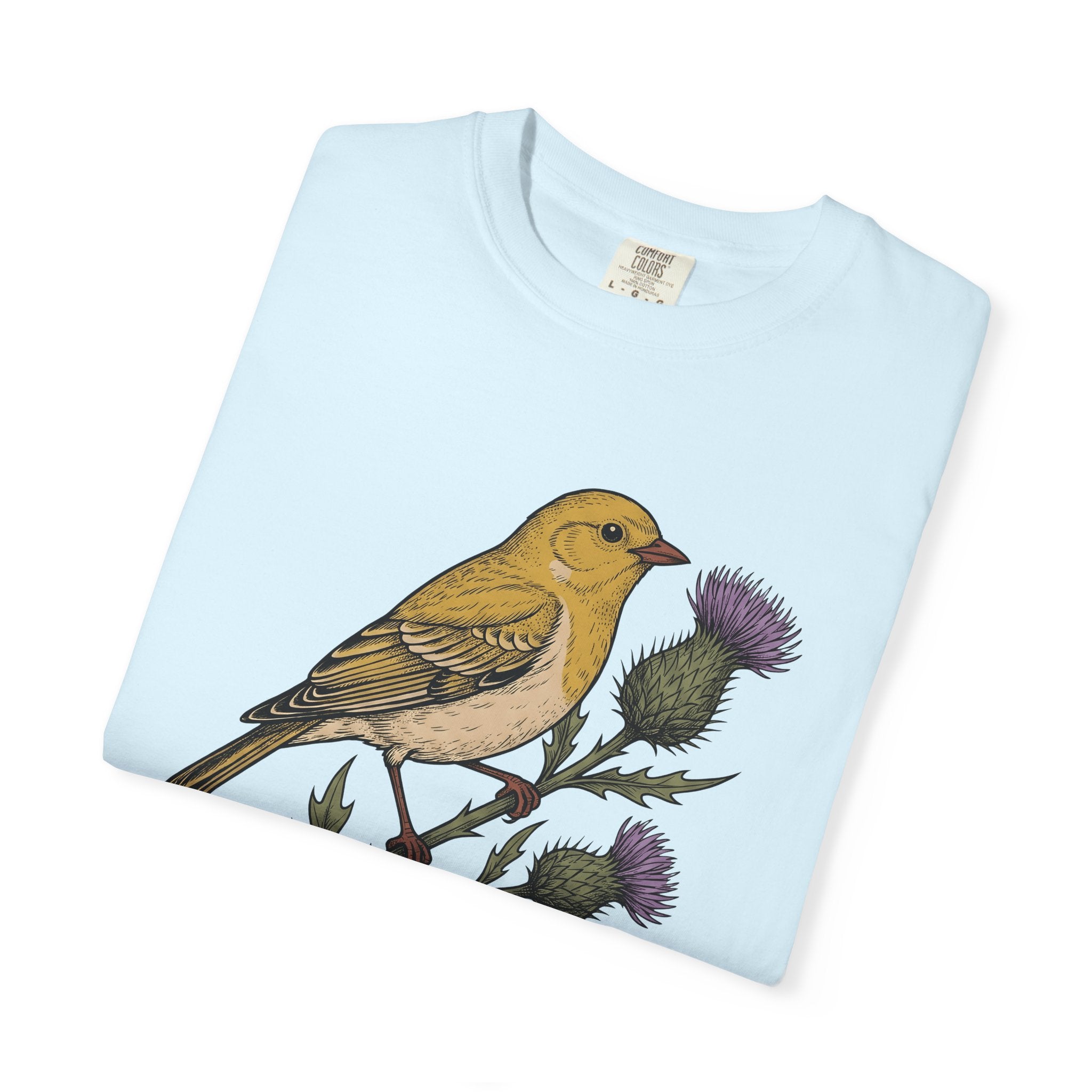 Yellow Warbler Shirt Bird Environment Gift Women Greenery Tee Warbler T-Shirt Birdwatcher Fan Botanical Tshirt Eco Graphic Traditional Plant