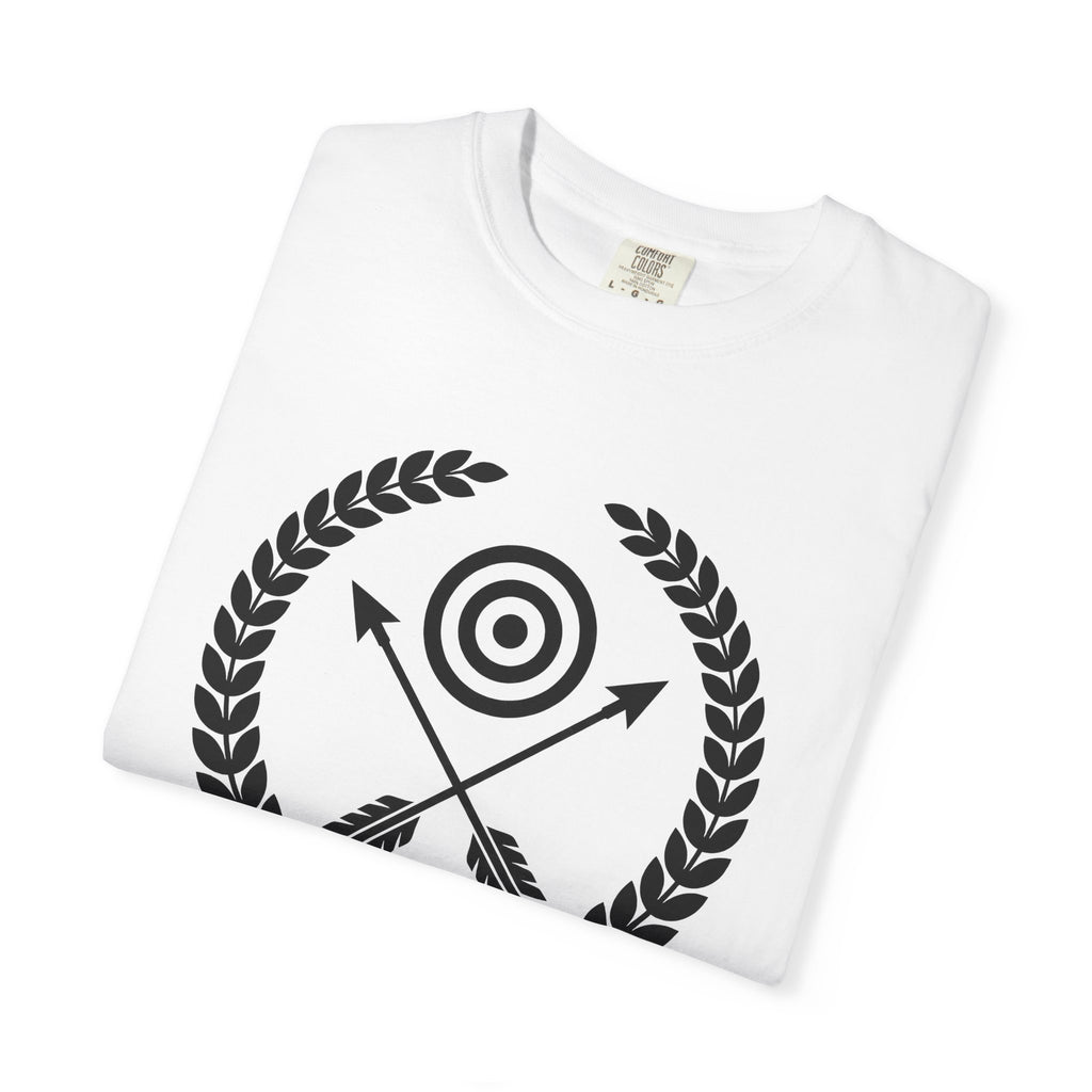 Archery Target Shirt Archery Competition Gift Women Minimalist Tee Bullseye T-Shirt Archer Enthusiast Simple Tshirt Tournament Graphic