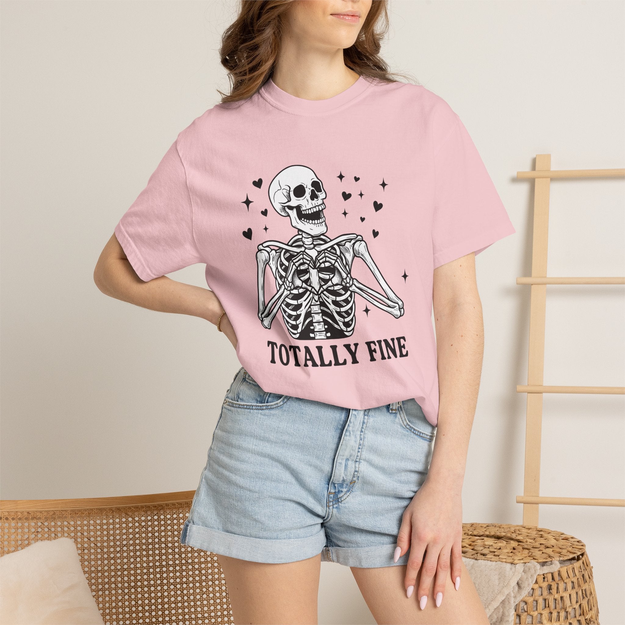 Skeletal Illustration Shirt Halloween Ghost Gift Women Macabre Tee Skeleton T-Shirt Horror Fan Dark Tshirt Spirit Graphic Classic Romantic