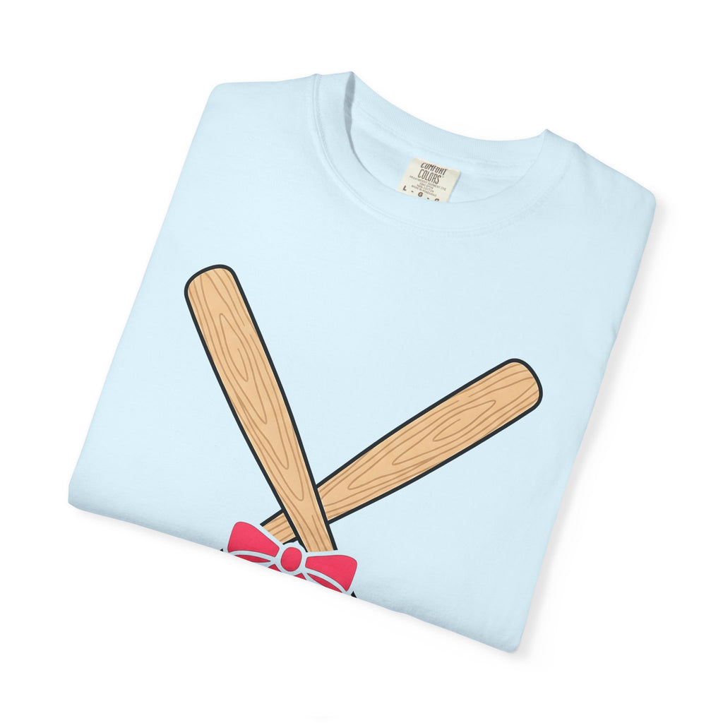 Baseball Bats Shirt Sports Ballgame Gift Women Hand Drawn Tee Baseball Bat T-Shirt Athlete Fan Baseball Tee Illustration Graphic Softball