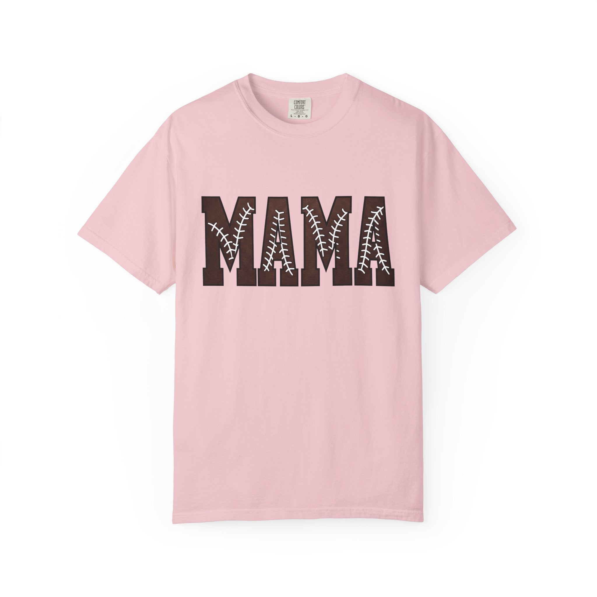 Baseball Text Shirt Mom Sports Gift Women Sporty Tee Baseball T-Shirt Mom Fan Athletic Tshirt Sports Graphic Retro Stitching Tshirt