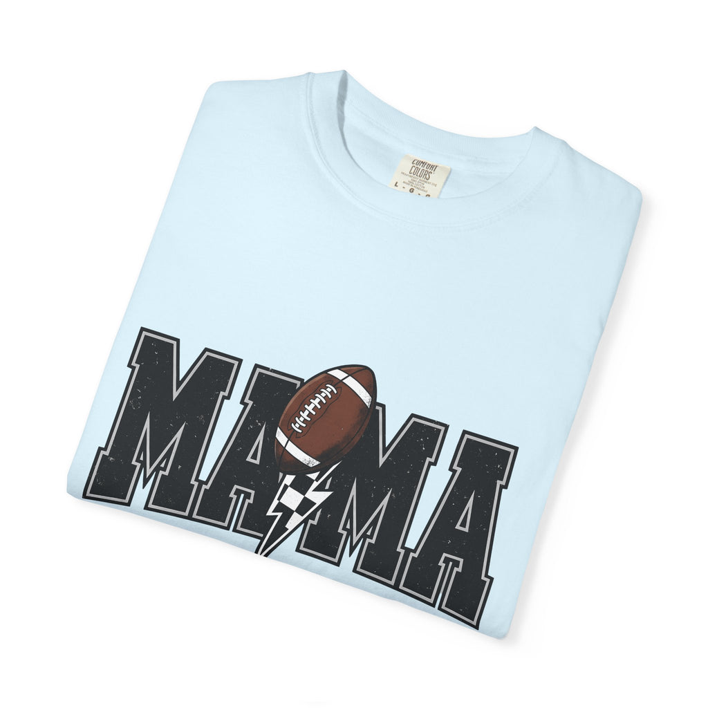 Football Image Shirt Moms Games Gift Women Classic Tee Soccer T-Shirt Mom Fan Vintage Tshirt Gaming Graphic Throwback Electric Bolt Tshirt