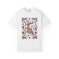 Santa Sleigh Shirt Christmas Holiday Gift Women Vintage Tee Sleigh Bell T-Shirt Xmas Fan Christmas Tree Tshirt Seasonal Graphic Hand Drawn