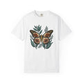 Butterfly Floral Shirt Easter Nature Gift Women Boho Tee Butterfly T-Shirt Spring Fan Floral Graphic Vintage Leaves Tshirt