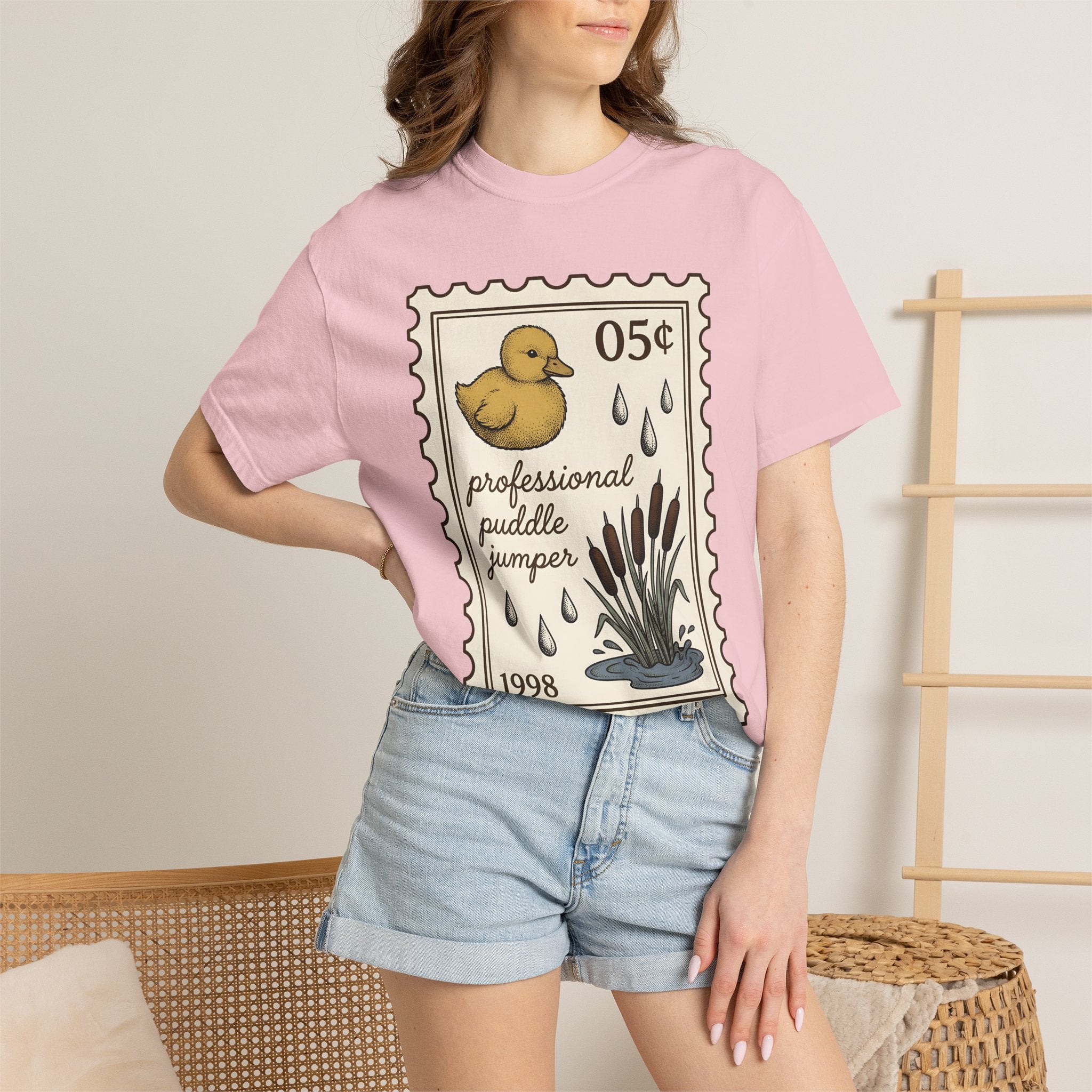 Duck Stamp Shirt Easter Animal Gift Women Vintage Tee Stamp T-Shirt Easter Fan Wildlife Tshirt Retro Tshirt Creature Graphic Hand Drawn