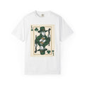 Leprechaun Playing Card Shirt St Patrick's Day Casino Gift Women Antique Tee Lucky Card T-Shirt Shamrock Fan Vintage Tshirt Poker Graphic