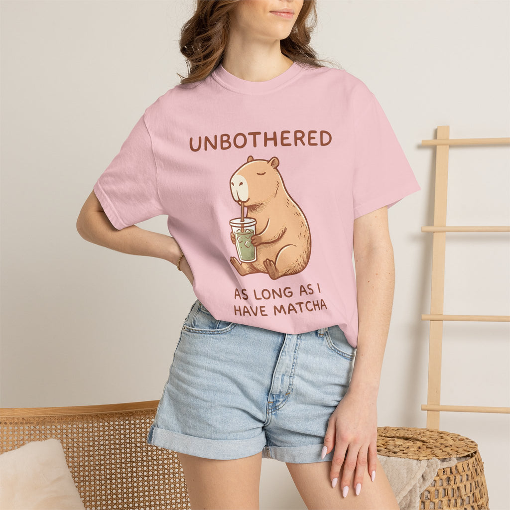 Capybara Drink Shirt Coffee Animal Gift Women Cute Tee Rodent T-Shirt Coffee Fan Wildlife Graphic Tshirt Hand Drawn Matcha Cup Tshirt