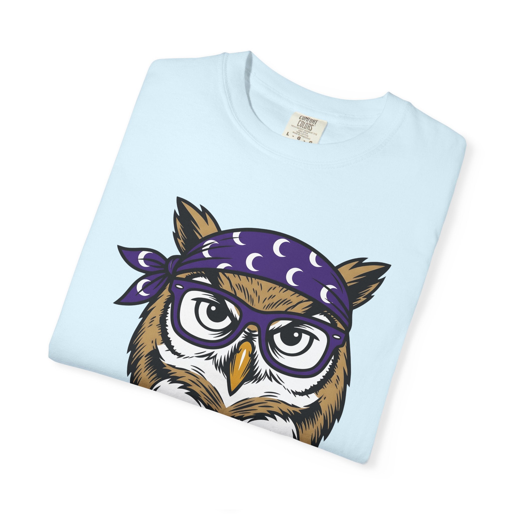 Owl Glasses Shirt Teachers Fauna Gift Women Illustration Tee Owl T-Shirt Educator Enthusiast Graphic Tee Wildlife Graphic Old School Head