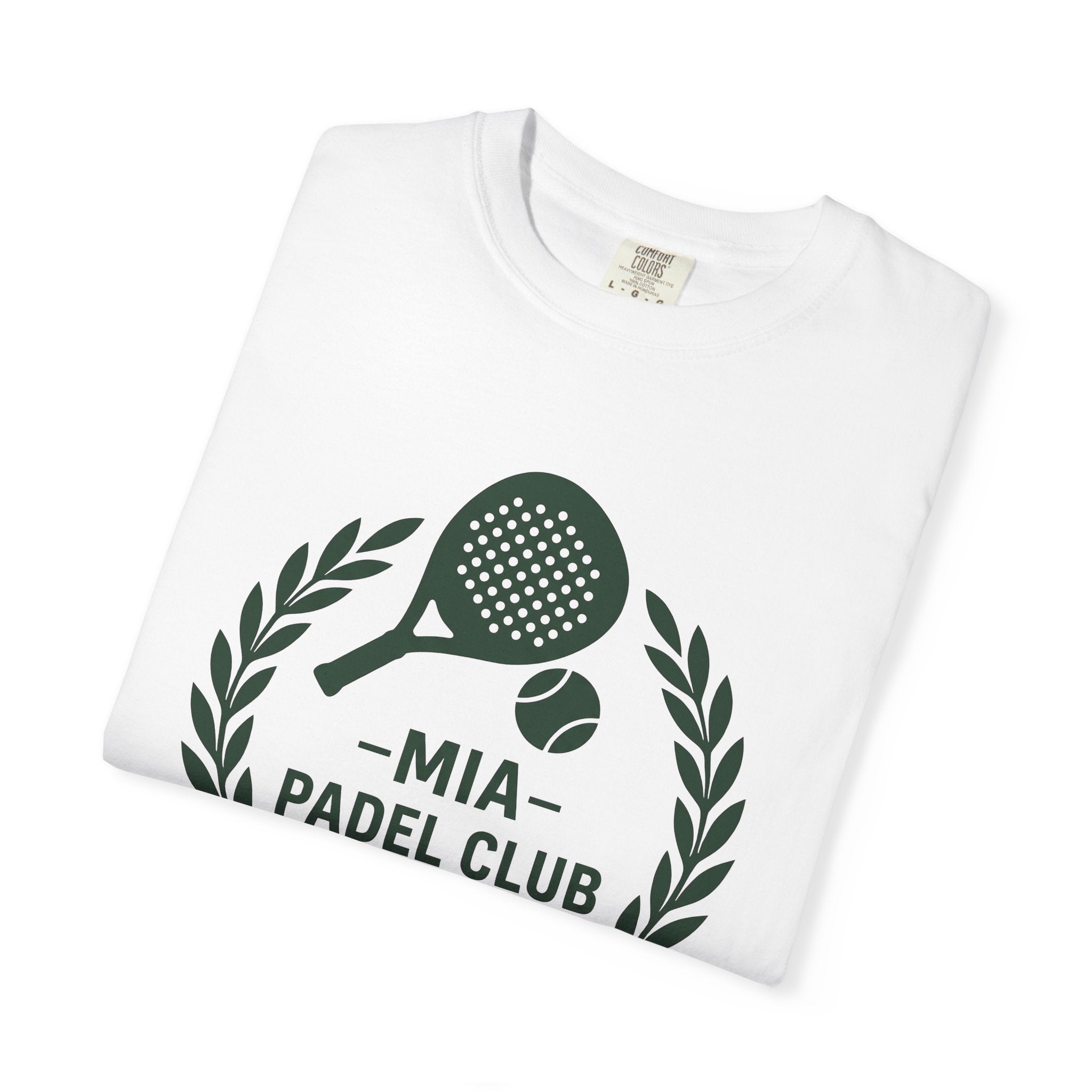 Paddle Racket Shirt Sports Exercise Gift Women Simple Tee Racket T-Shirt Athlete Enthusiast Minimalist Tshirt Fitness Graphic Retro Wreath